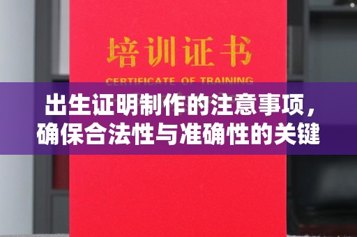 安康出生证明制作的注意事项，确保合法性与准确性的关键步骤